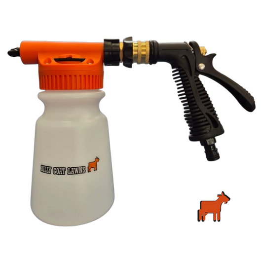 Hose on Sprayer - Billy Goat Lawns