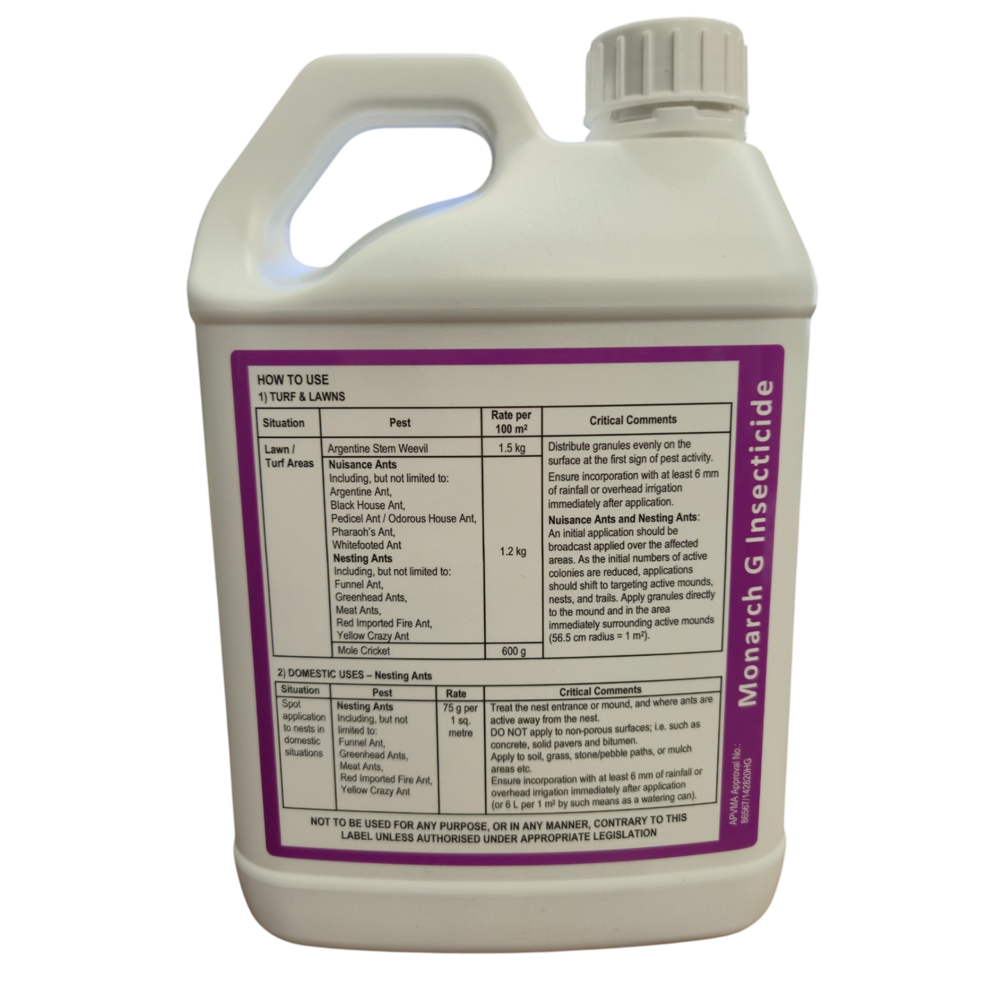 Monarch G Insecticide (Mole Crickets)