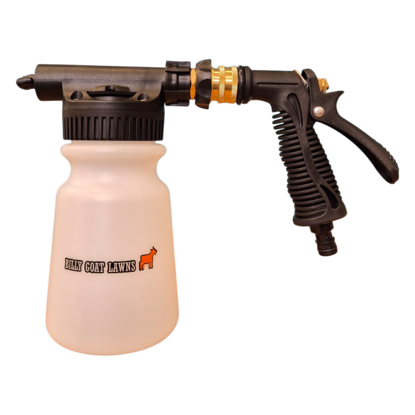 Hose on Sprayer - Billy Goat Lawns
