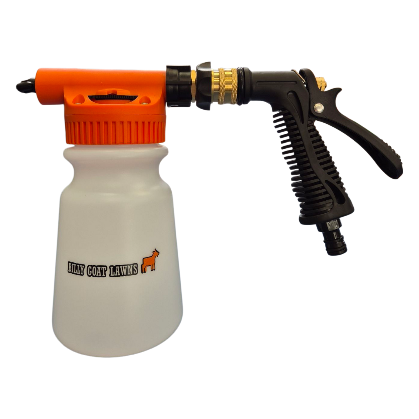 Hose on Sprayer - Billy Goat Lawns