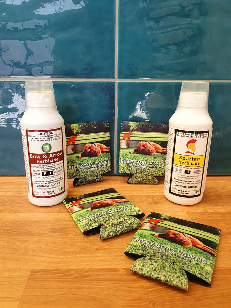 How do you apply Bow and Arrow and Spartan herbicide? Billy Goat Lawns