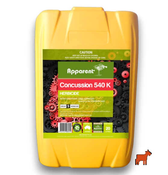 Apparent Concussion 540g/L Glyphosate | 20L