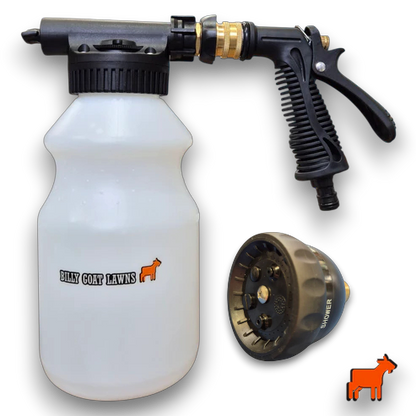 Hose on Sprayer - Billy Goat Lawns