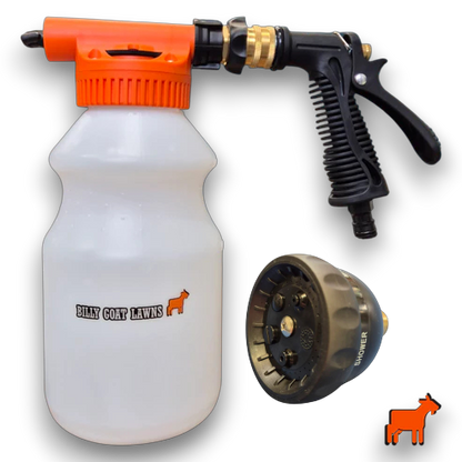 Hose on Sprayer - Billy Goat Lawns
