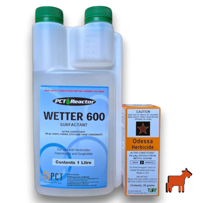Odessa Herbicide + Wetter 600 Surfactant