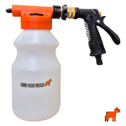 Hose on Sprayer - Billy Goat Lawns