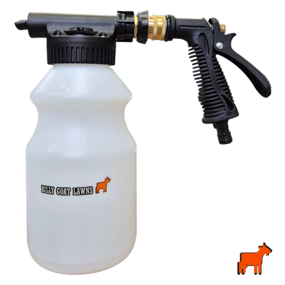 Hose on Sprayer - Billy Goat Lawns