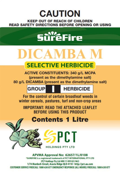 Dicamba M Selective Herbicide 1L